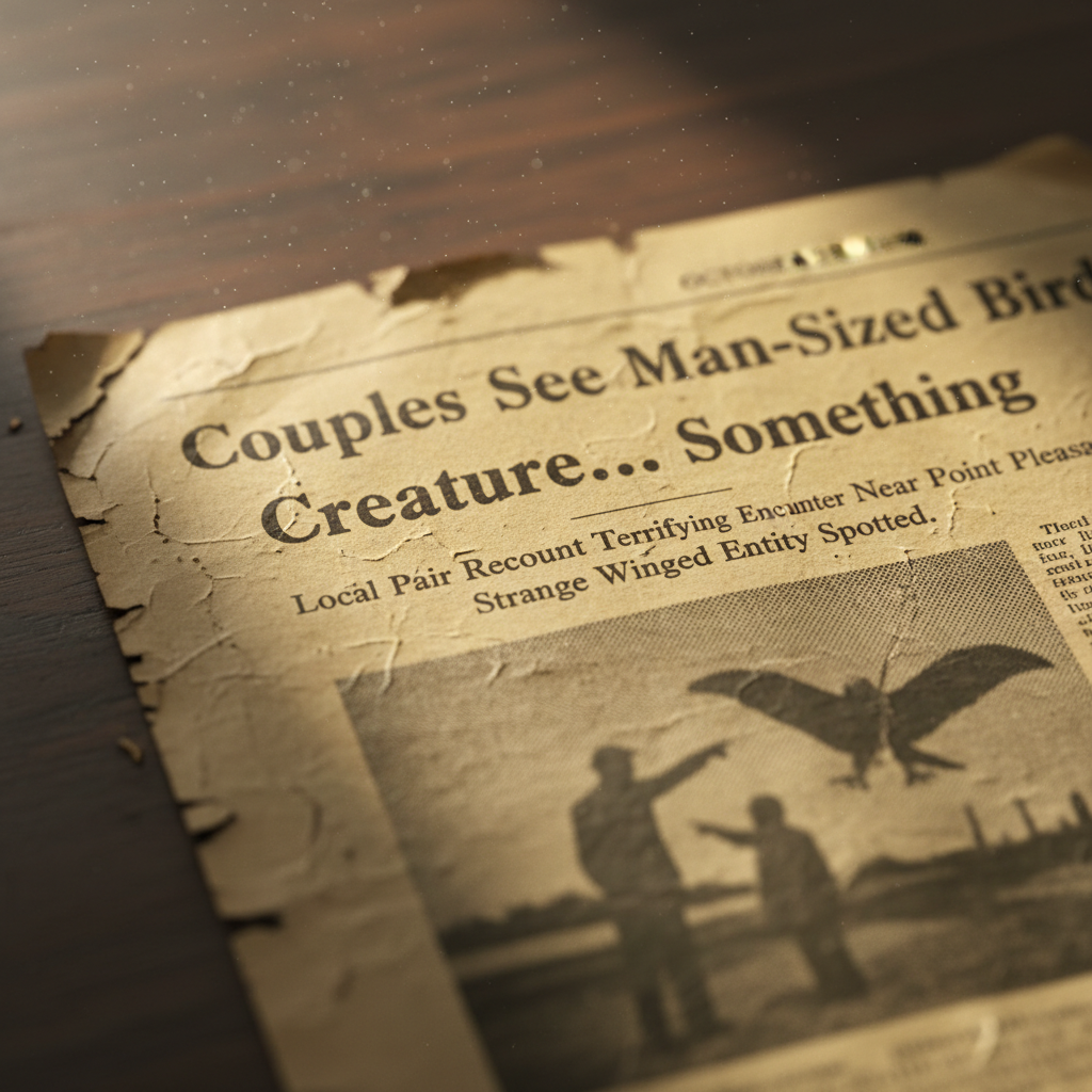 Illustration for Deconstructing the Mothman: An Investigation into the Historical Evidence and Digital Folklore