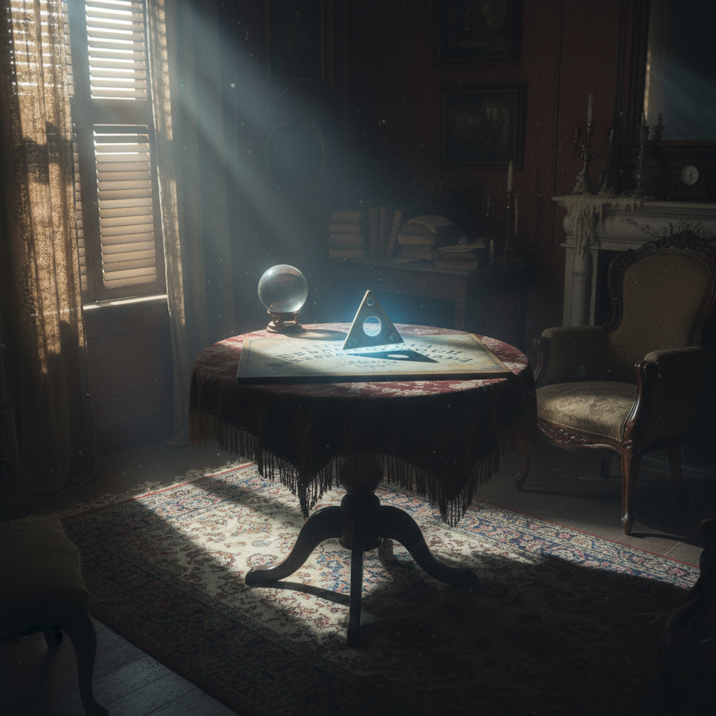 From Oracle to Ouija: An Investigative History of Spirit Summoning Games Illustration for From Oracle to Ouija: An Investigative History of Spirit Summoning Games