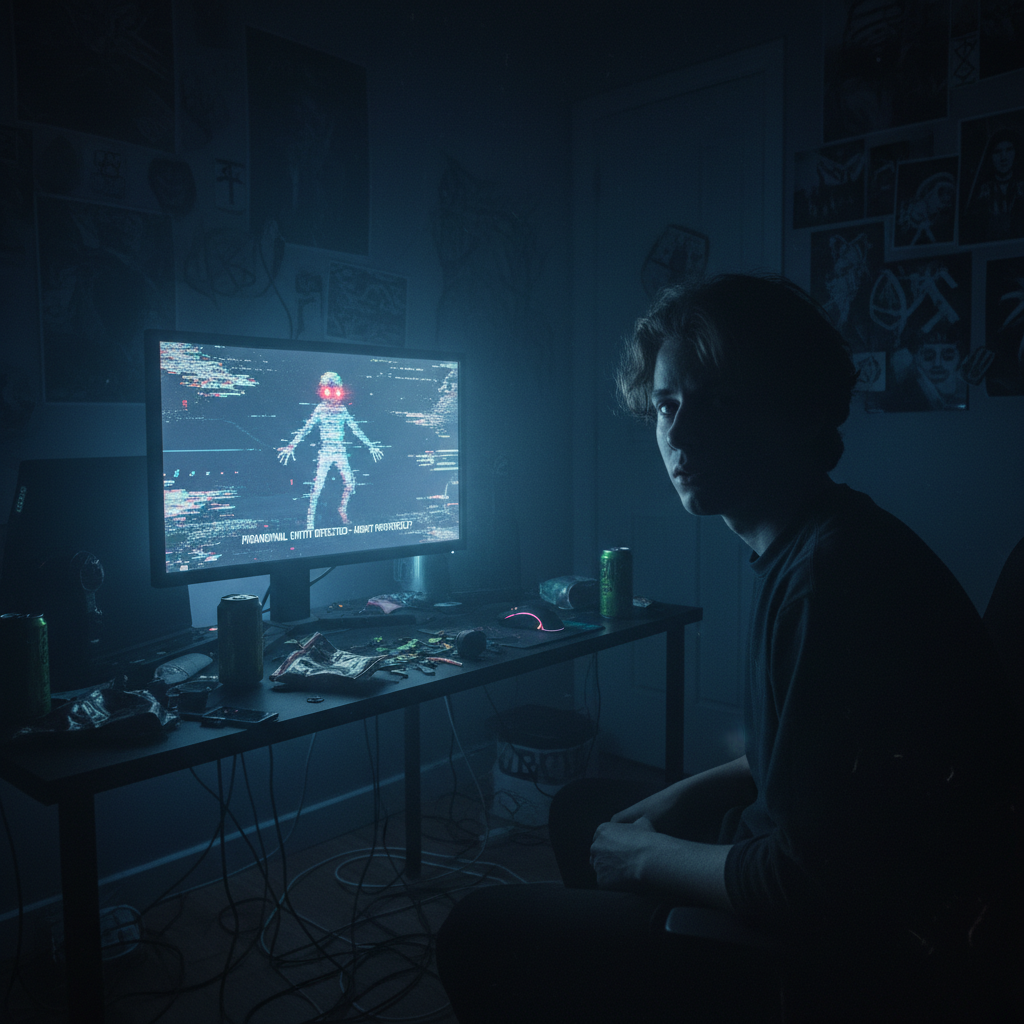 The Digital Séance: A 4-Step Guide to Why Teens Play Paranormal Games Illustration for The Digital Séance: A 4-Step Guide to Why Teens Play Paranormal Games
